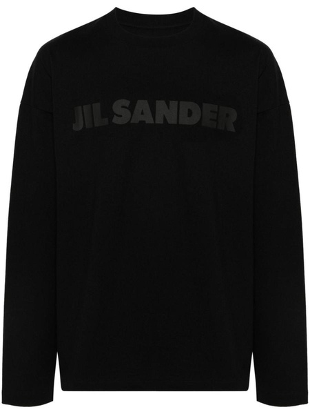 Jil Sander Cotton T-Shirt With Logo Print