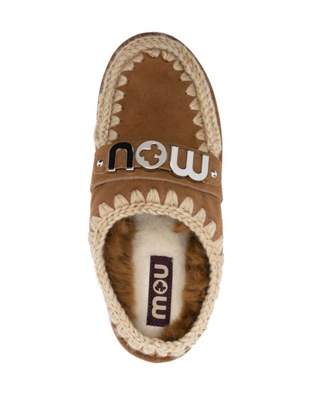 Mou Bounce Clog Metal Logo Slippers