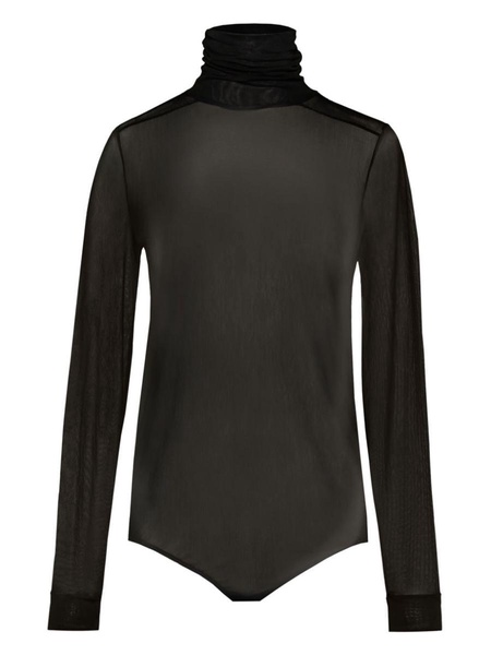 Maison Margiela Four-Stitch Sheer Bodysuit