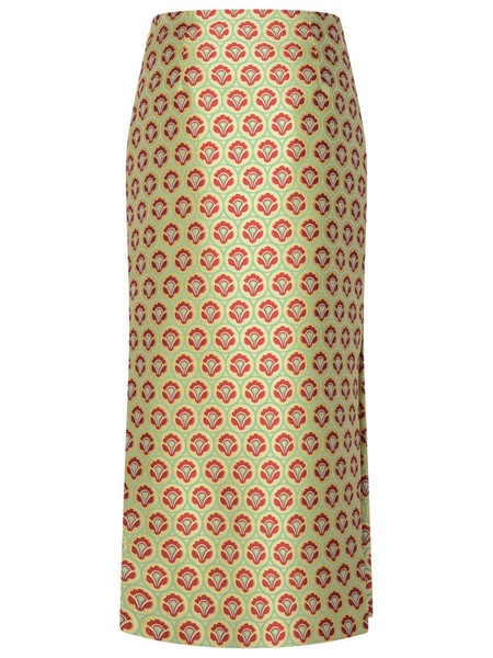 Etro Multicolor Silk Blend Skirt