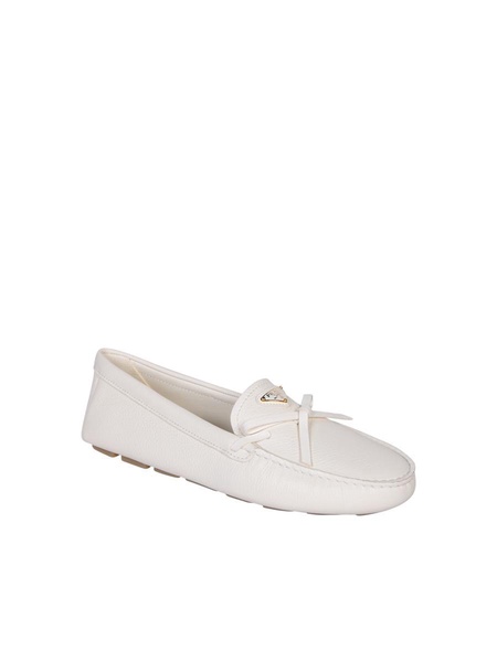 Prada Triangle-Logo Slip-On Loafers