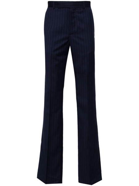 striped wool trousers