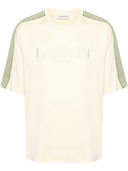 Lanvin Brodé Side Curb T-Shirt Clothing