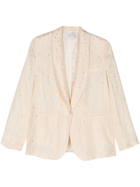 Forte_Forte Habotai Silk And Crystals Jacket Clothing