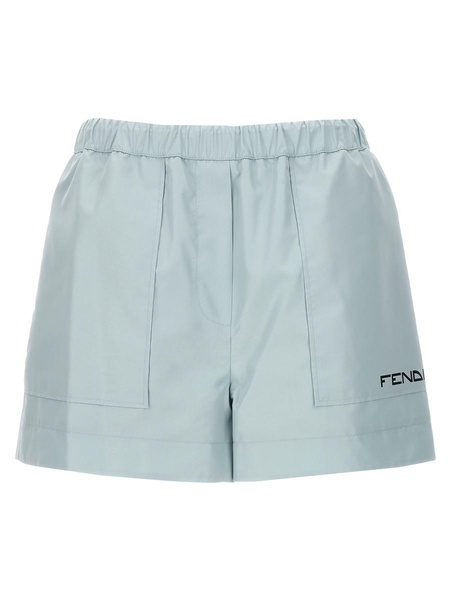 Fendi Logo Print Shorts