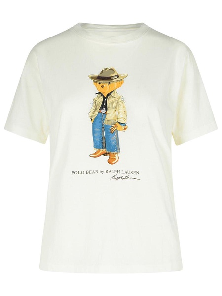 Polo Ralph Lauren White Cotton T-Shirt