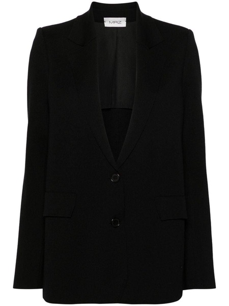 Mrz Oversized Single-Breasted Blazer Jacket