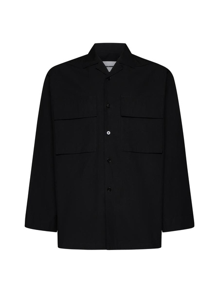 Jil Sander Logo-Tag Long-Sleeved Shirt