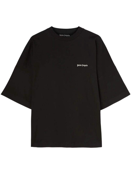 embroidered-logo crew-neck T-shirt