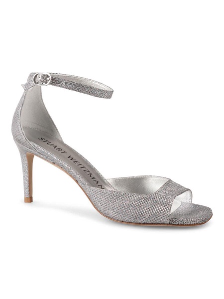 Stuart Weitzman Nudisty 75 Sandal Silver