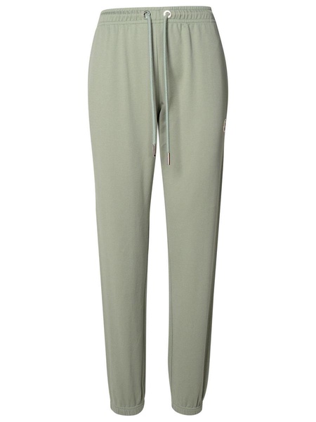 Moncler Green Cotton Track Pants