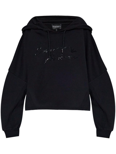 Emporio Armani Logo Cotton Hoodie