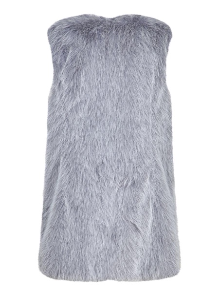 Ecofur Powder Grey Gilet