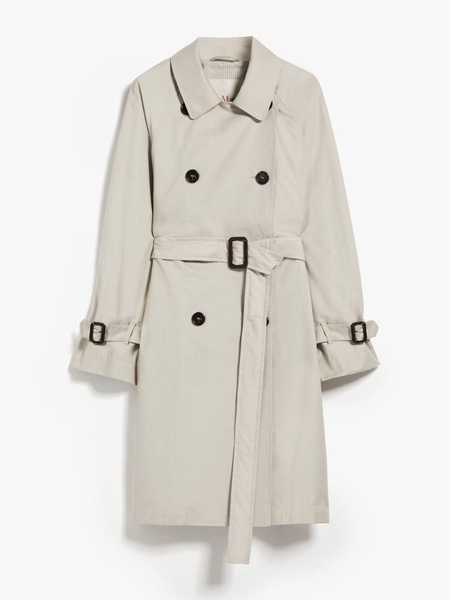 Max Mara The Cube Titrench Double-Breasted Trench Coat In Water-Repellent Twill