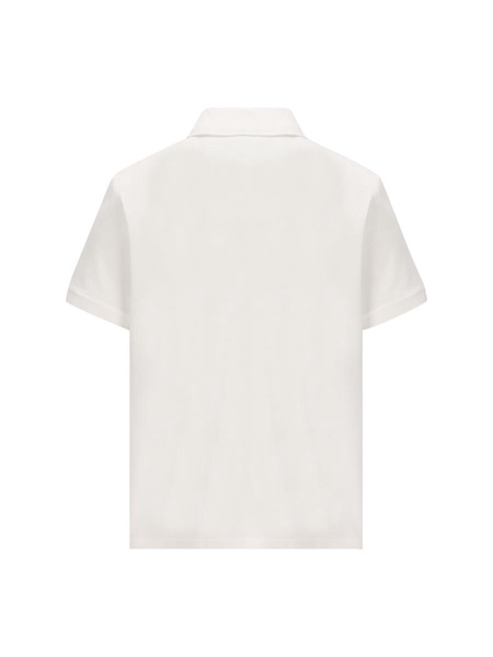 Buttoned Short-sleeved Polo Shirt