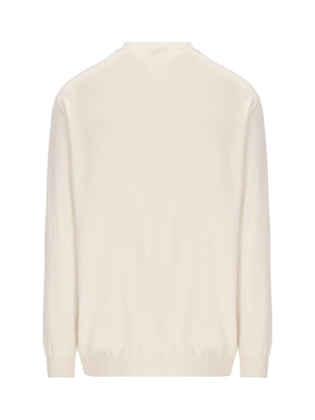 Prada Long-Sleeved V-Neck Jumper