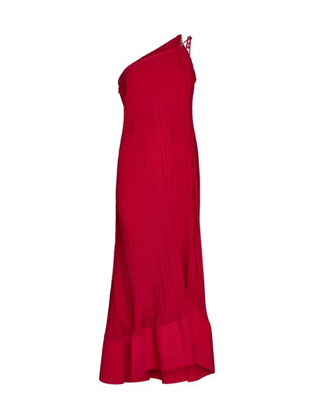 Lanvin Long Pleated Dress