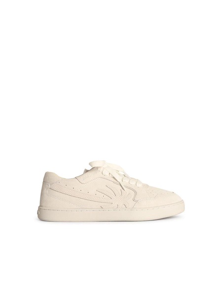 Palm Angels 'New Palm' White Suede Sneakers Man