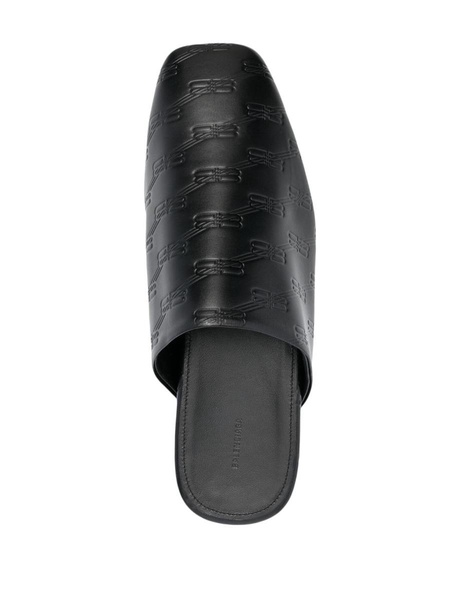 Balenciaga Cosy Bb Leather Slippers