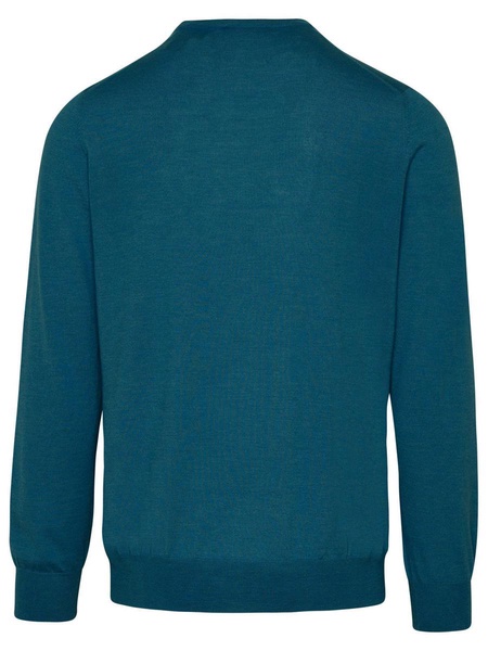 Gran Sasso Turquoise Cashmere Blend Sweater