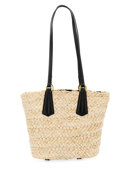 Max Mara Straw Bucket Bag