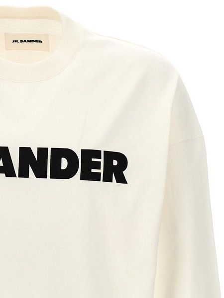 Jil Sander Long Sleeved Logo T