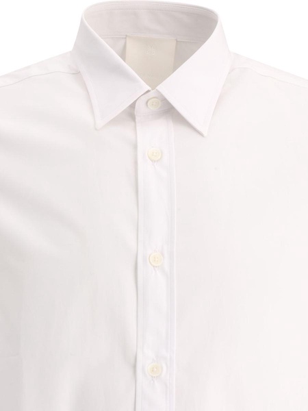 Givenchy "4 G" Embroidered Poplin Shirt