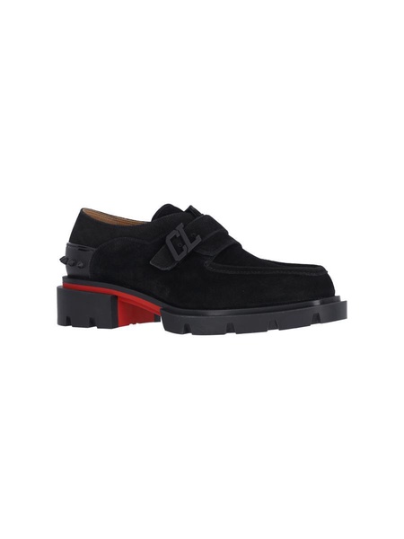 Christian Louboutin Men Suede Loafers