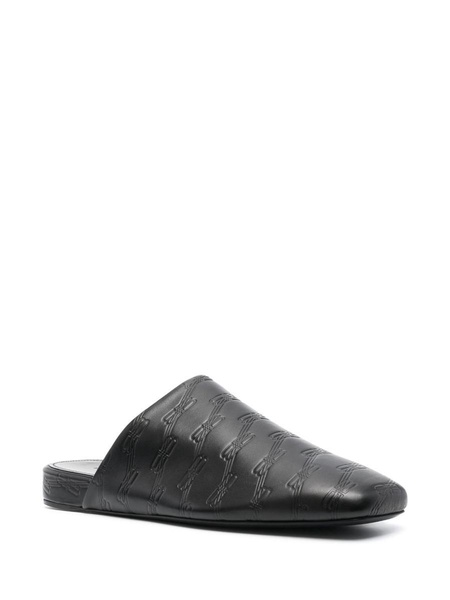 Balenciaga Cosy Bb Leather Slippers