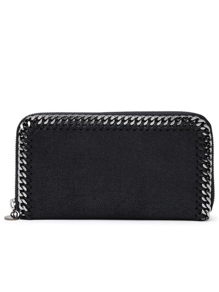 Stella Mccartney Portafoglio Zip Nero Woman