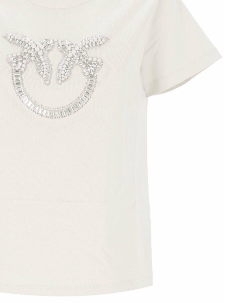 Love Birds Embellished T-shirt