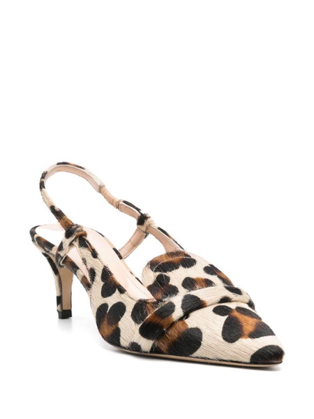 P.A.R.O.S.H. 70Mm Leopard-Print Slingback Pumps