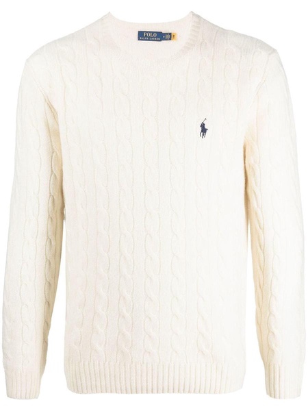 Cream White Wool-cashmere Blend Jumper