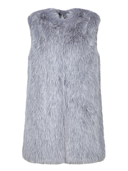 Ecofur Powder Grey Gilet