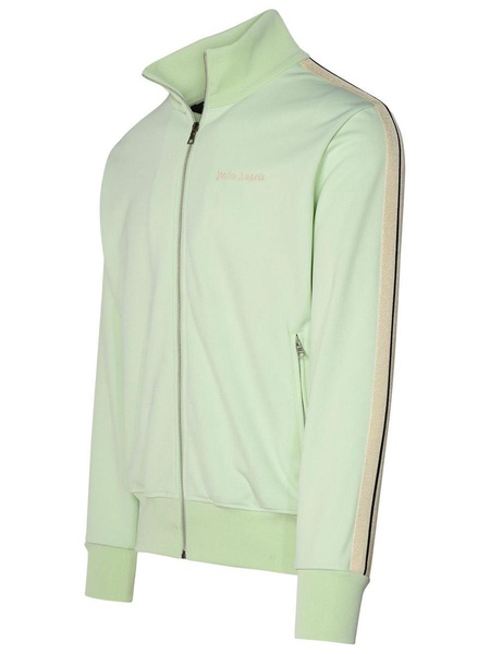 Green Polyester Sporty Sweatshirt