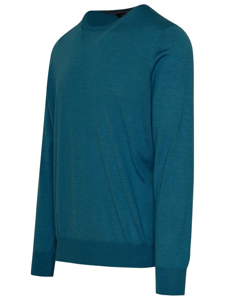 Gran Sasso Turquoise Cashmere Blend Sweater