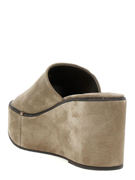 Brunello Cucinelli 'Monile' Wedges