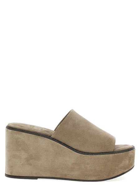 Brunello Cucinelli 'Monile' Wedges