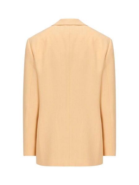 Jil Sander Single-Breasted Crepe Tailored Blazer