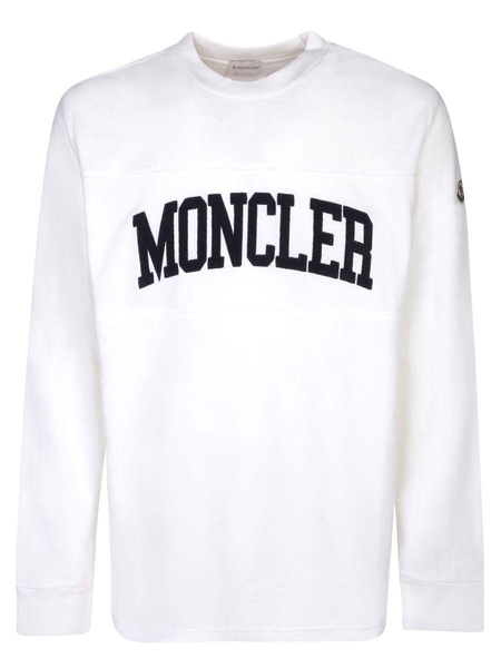 logo-embroidered cotton sweatshirt