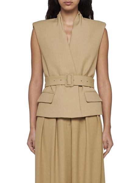 Dries Van Noten Belted Sleeveless Top