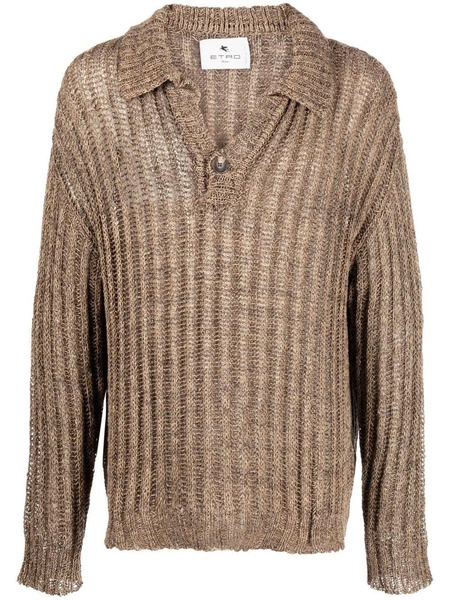 chunky ribbed knit jumper