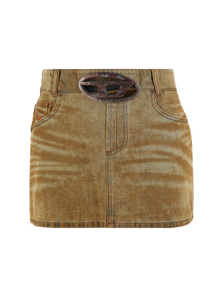 Diesel Women Denim Mini Skirt