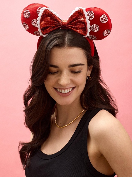 Disney Minnie Mouse Pearl Polka Dot Ears Headband