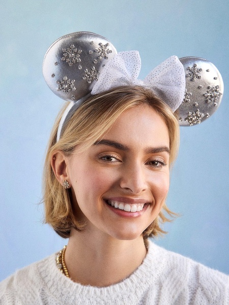 Disney Minnie Mouse Snowflake Ears Headband