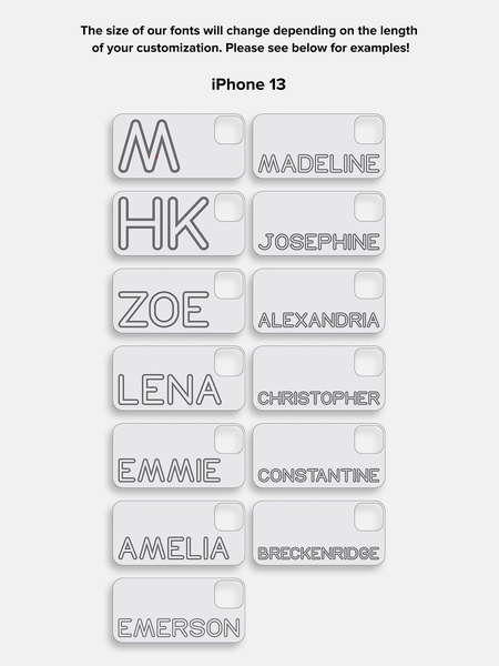 Fine Line Custom Phone Case