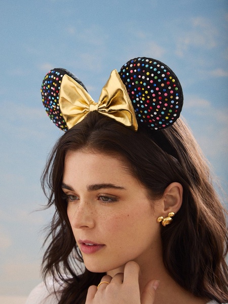 Minnie Mouse Disney Multicolored Gem Ears Headband