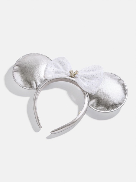 Disney Minnie Mouse Ears Silver Headband