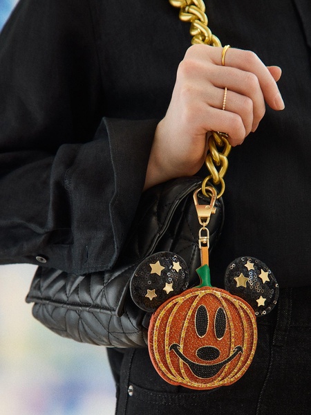 Mickey Mouse Disney Pumpkin Puff Bag Charm