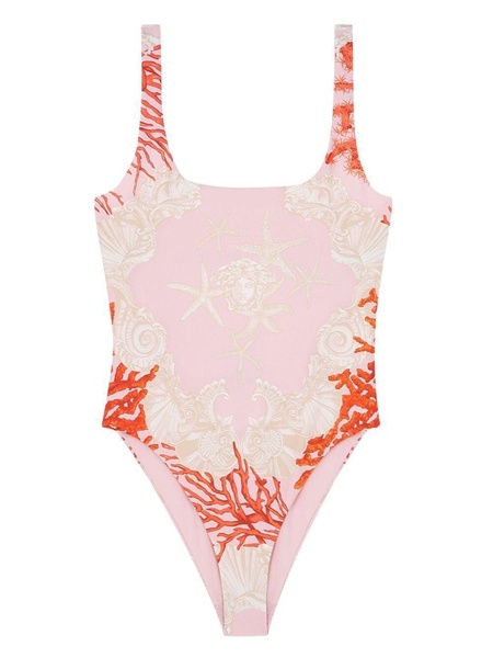 Versace Swim One-Piece Corals Print Clothing